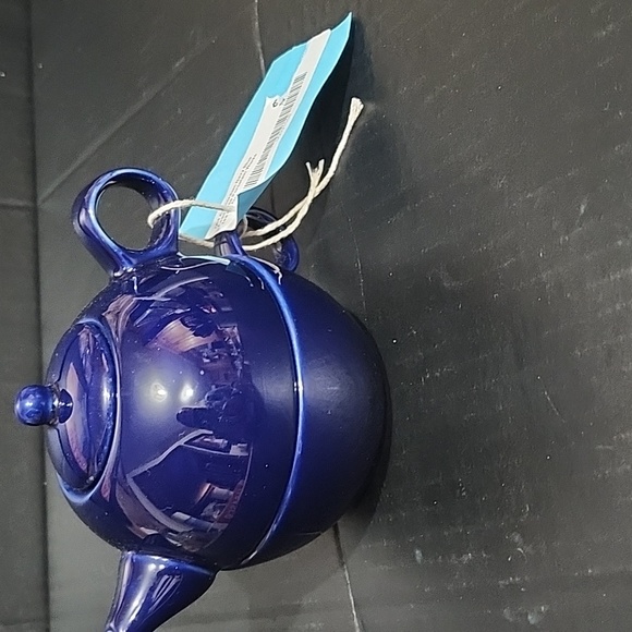 Old Amsterdam "Tea for One" Personal Tea Pot and Cup Set, Gorgeous Cobalt Blue - Picture 2 of 8
